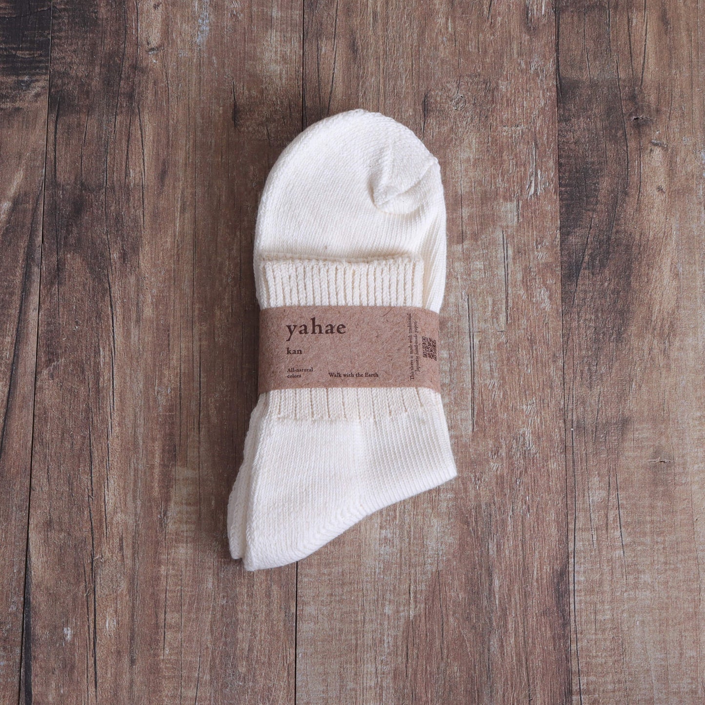 オーガニックコットンパイルアンクルソックス(ホワイト)日本製