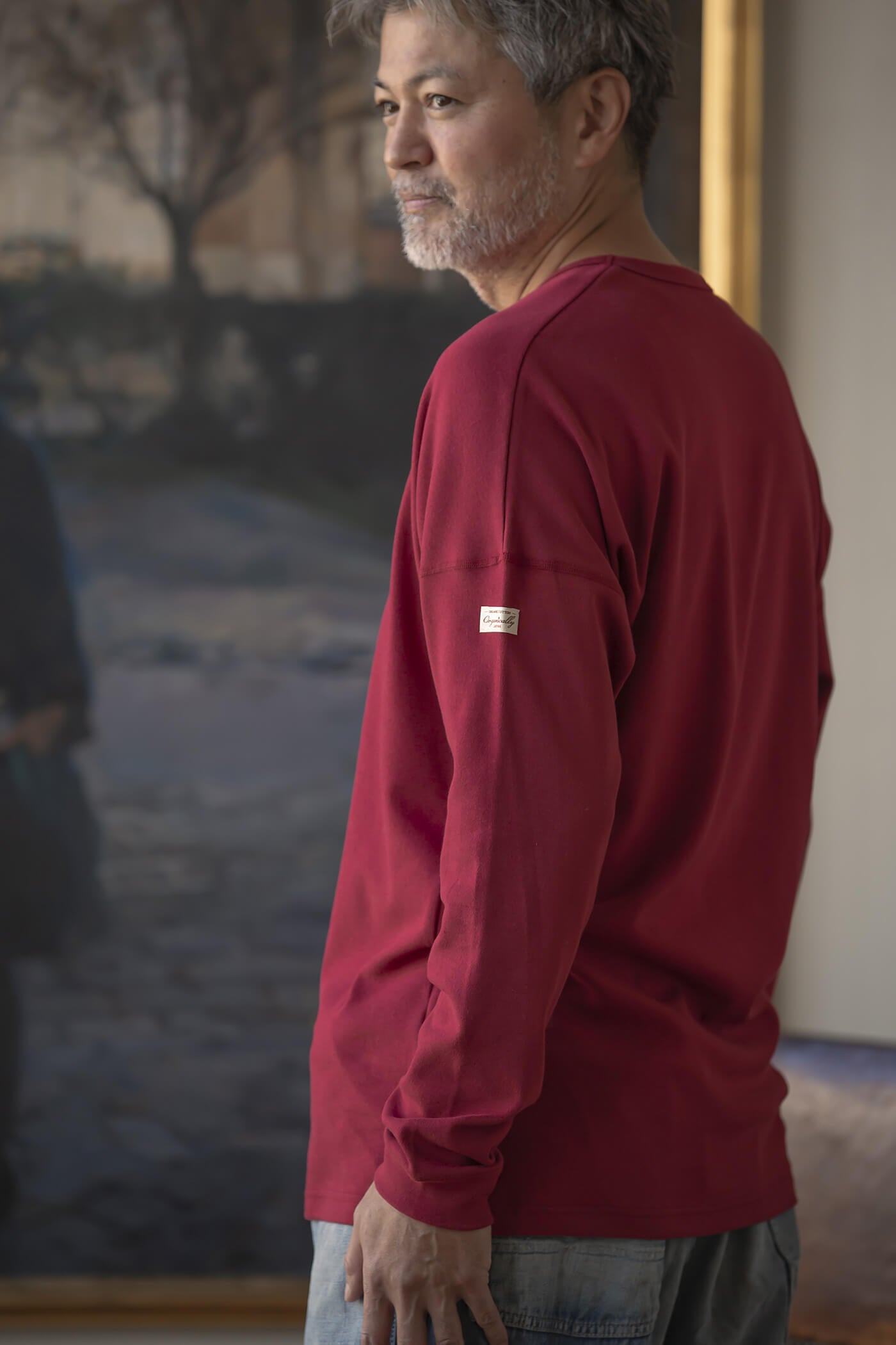 スムースニットロングスリーブTシャツのギフトセット(Red)