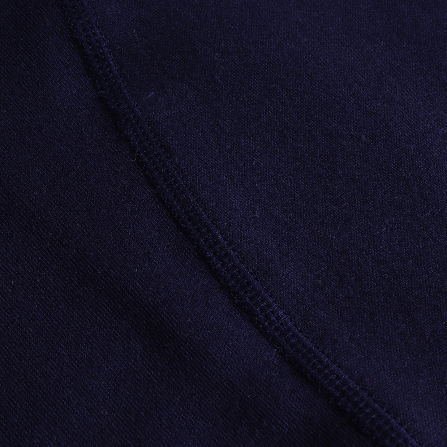 スムースニット長袖Tシャツ （Navy）