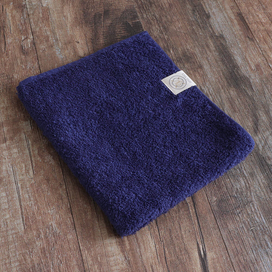 オーガニックコットンハンドタオル (Navy)