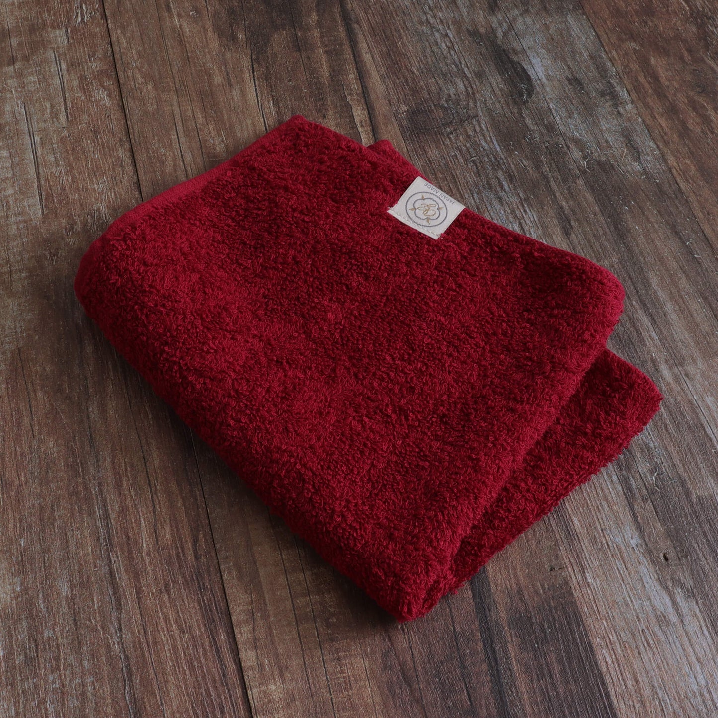 オーガニックコットンハンドタオル (Red)