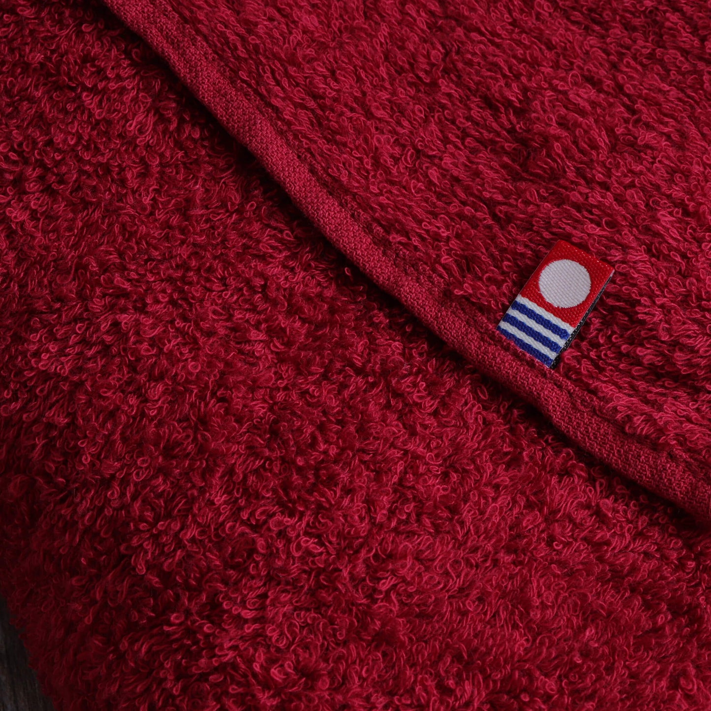 オーガニックコットンバスタオル (Red)