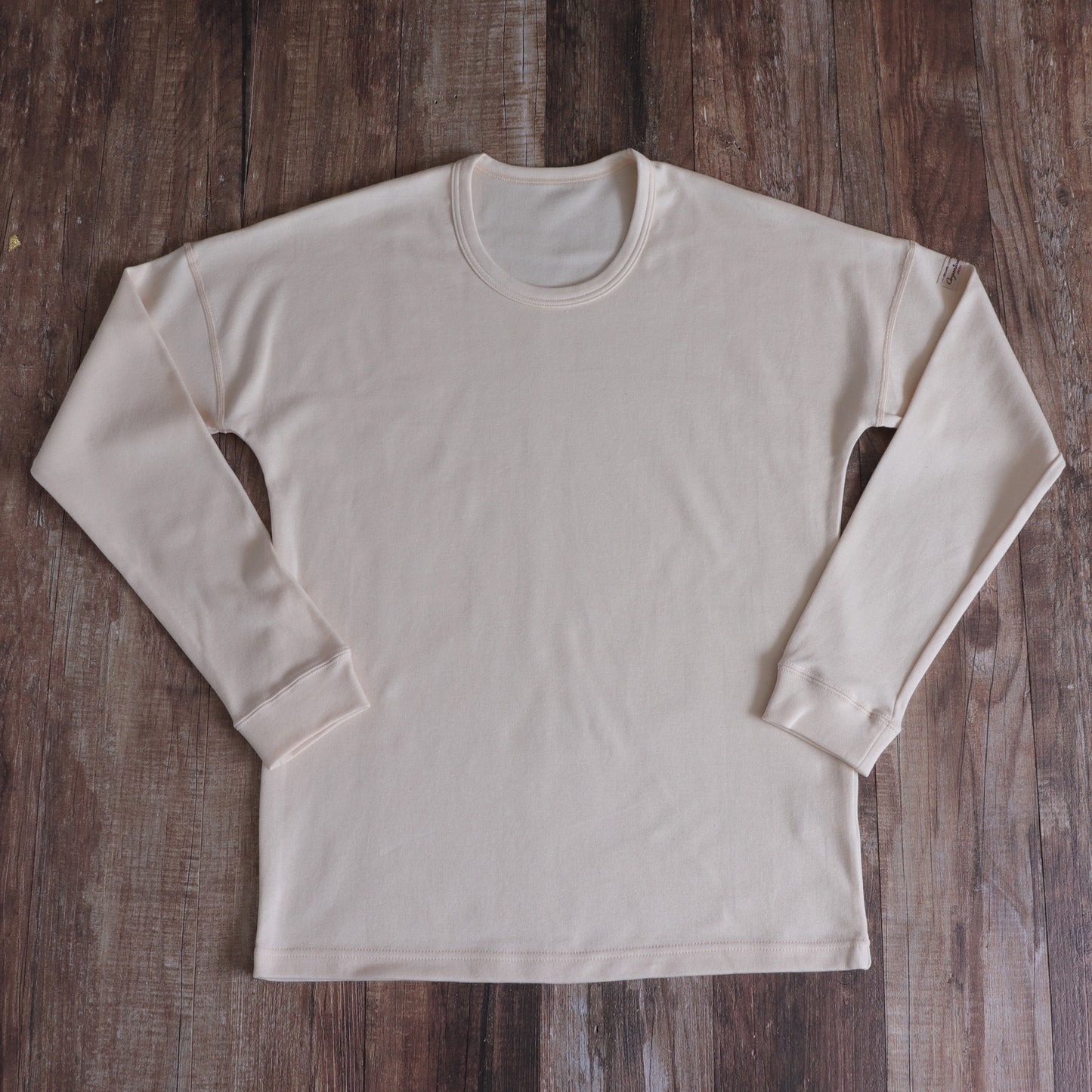 ロングスリーブTシャツと靴下のギフトセット（Creem White）