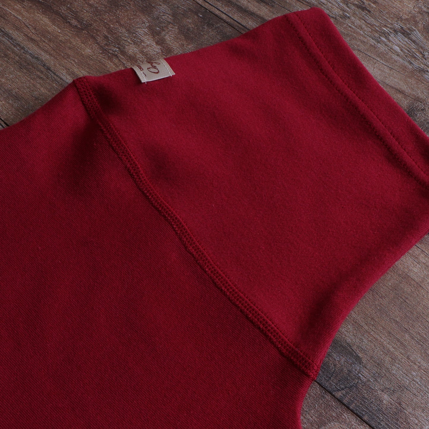 スムースニット半袖Tシャツ（Red）