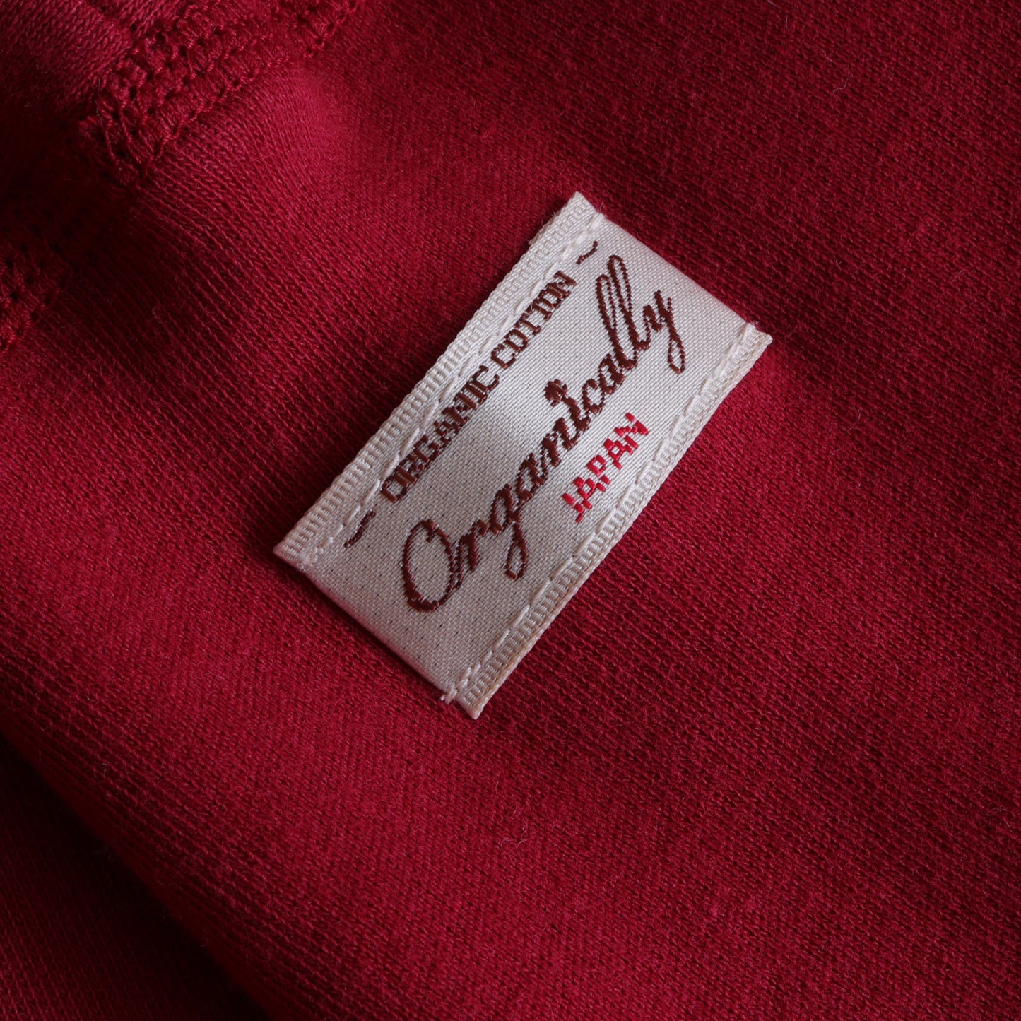 スムースニット半袖Tシャツ（Red）