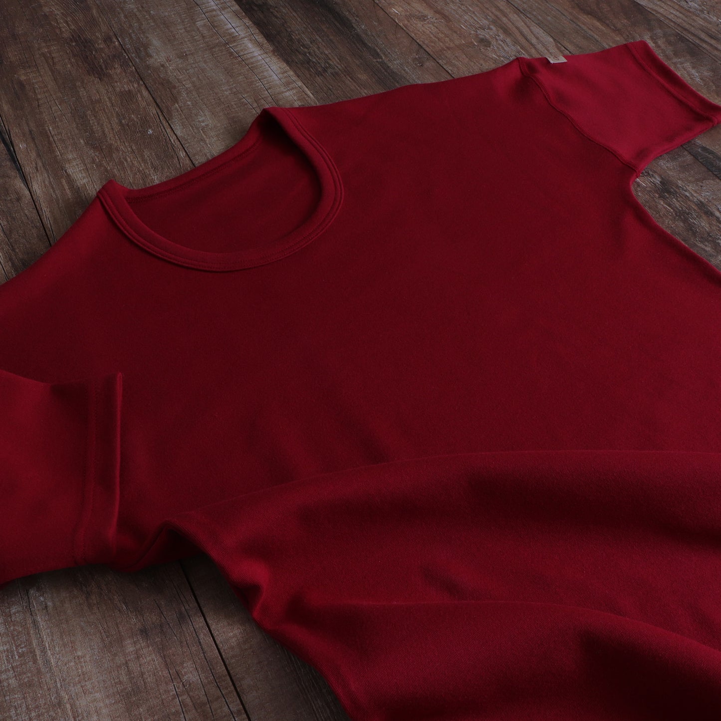 スムースニット半袖Tシャツ（Red）